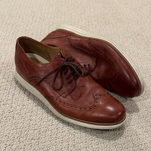 Cole Haan Men's Brown Leather Brogue Shoes